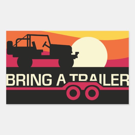 BaT Sunset 4x4 Sticker (Voorkant)