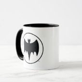 bat-symbool mok (Voorkant links)