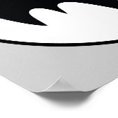 bat-symbool poster (Hoek)