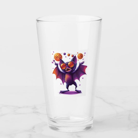Bat-tastic Party Glas (Voorkant)