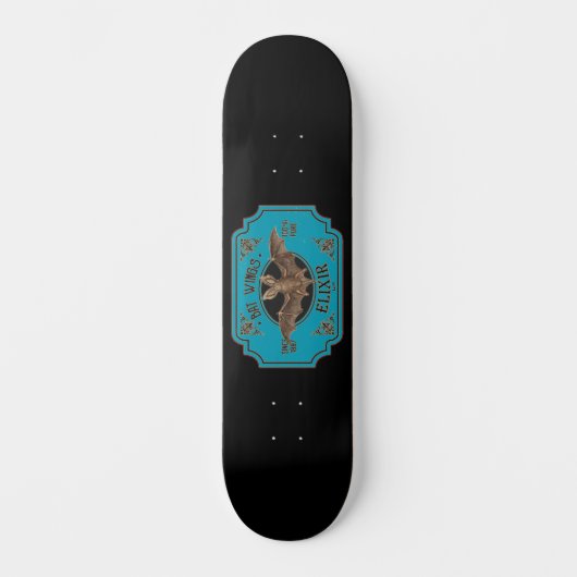 BAT WINGS ELIXIR grappige halloween Skateboard (Voorkant)