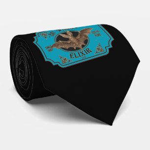 BAT WINGS ELIXIR grappige halloween Stropdas