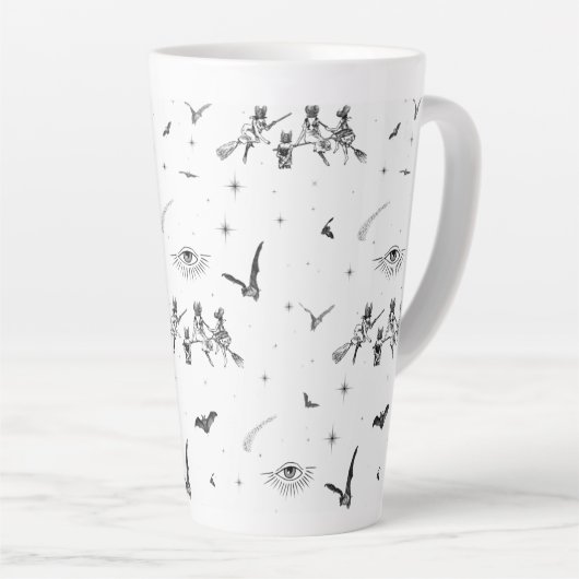 Bat Witches Latte Mok (Rechterhoek)
