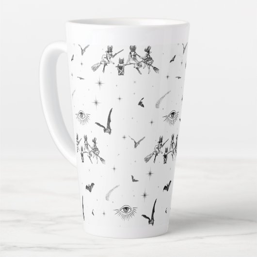 Bat Witches Latte Mok (Linkerhoek)