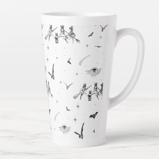 Bat Witches Latte Mok (Rechts)