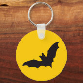 Bat  Wood Engraving Sleutelhanger (Voorkant)
