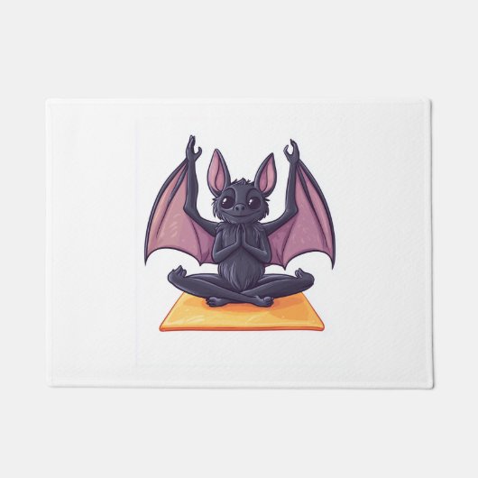 Bat Yoga Flow Deurmat (Voorkant)