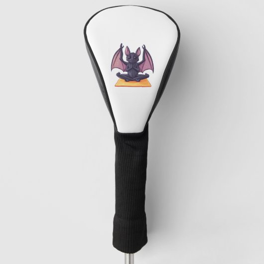 Bat Yoga Flow Golfheadcover (Voorkant)