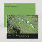 Batad Rice Terraces Near Banaue Ifugao Filipijnen Briefkaart (Voorkant / Achterkant)