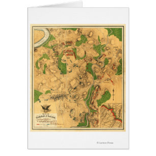 Bataille d'Antietam - carte panoramique 3 de