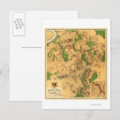 Bataille d'Antietam - Carte panoramique de la guer (Devant / Derrière)