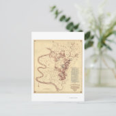 Bataille d'Antietam - Guerre civile Carte panorami (Debout devant)