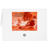 BATAILLE DE BATEAU PIRATE / CARTES DE TRÉSOR PIRAT (Dos Horizontal)