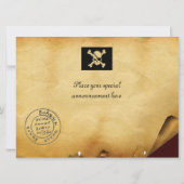 BATAILLE DE BATEAU PIRATE / CARTES DE TRÉSOR PIRAT (Dos)