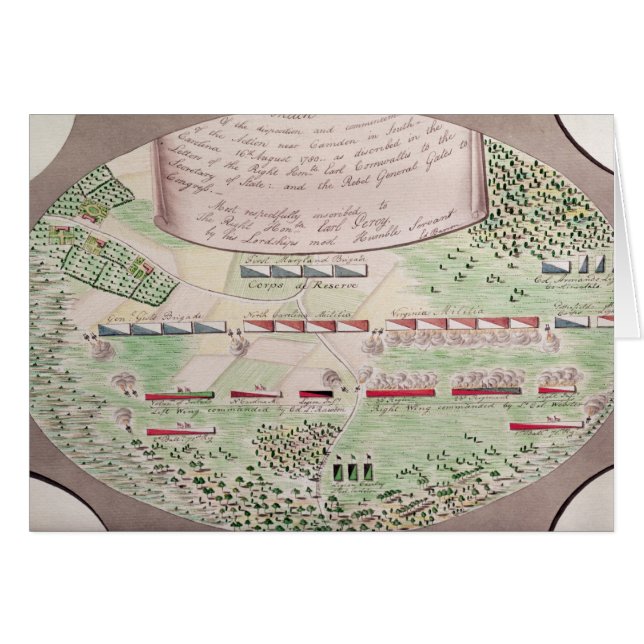 Bataille de Camden, 1780 (Devant horizontal)