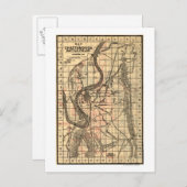 Bataille de Chickamauga - Guerre civile Carte pano (Devant / Derrière)