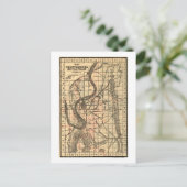 Bataille de Chickamauga - Guerre civile Carte pano (Debout devant)