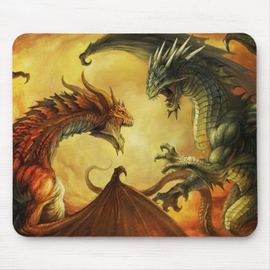 Bataille de dragon, tapis de souris (Devant)