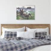 Bataille de Lexington - Impression sur toile histo (Insitu(Chambre))