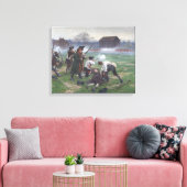 Bataille de Lexington - Impression sur toile histo (Insitu(Salon))