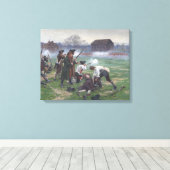 Bataille de Lexington - Impression sur toile histo (Insitu (Plancher de Bois))