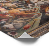 Bataille de Marciano par Vasari - Poster (Coin)