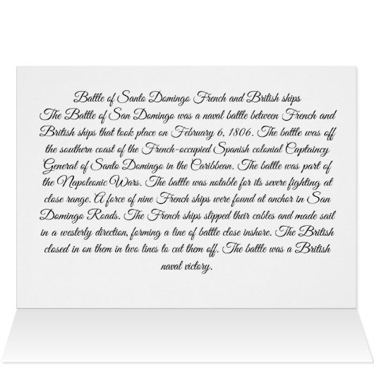 Bataille de Saint-Domingue 1800 (Intérieur Horizontal (Haut))