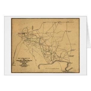 Bataille de Shiloh - carte panoramique 2 de guerre