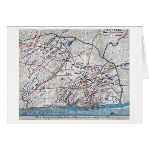 Bataille de Shiloh - Guerre civile Carte panoramiq