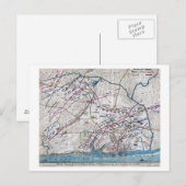 Bataille de Shiloh - Guerre civile Carte panoramiq (Devant / Derrière)