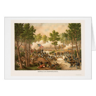 Bataille de Spottsylvania par Kurz et Allison 1864