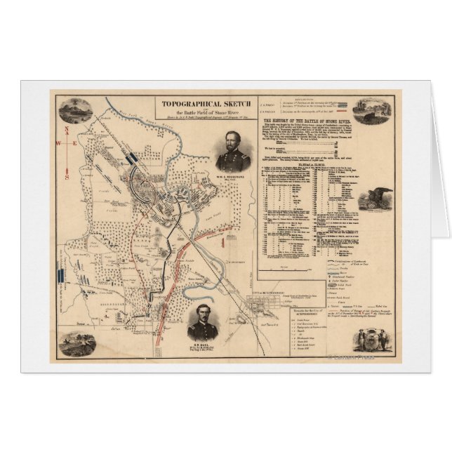 Bataille de Stones River - Guerre civile Panoramiq (Devant horizontal)