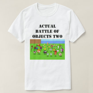 Bataille de T-shirt d'objets