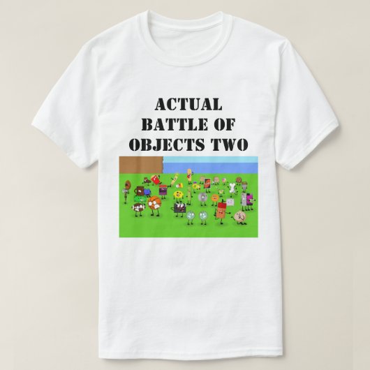 Bataille de T-shirt d'objets (Design devant)
