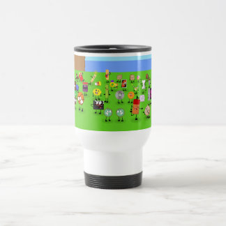 Bataille de tasse de bannière d'objets