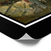 Bataille de Waterloo Poster vintage (Coin)