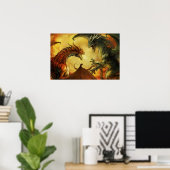 Bataille Dragon, Grande Poster (Bureau à domicile)