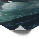 Bataille épique : Poster Megalodon vs T-Rex - Décl (Coin)