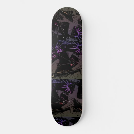 Bataille spatiale Ufo Skateboard complet préconstr (Recto)