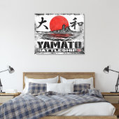 Bataillon Yamato toile étirée Impression (Insitu(Chambre))