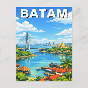 Batam Indonesië Reizen Briefkaart
