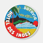 Batavia Hotel Des Indies Magneet (Voorkant)