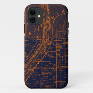 BATAVIA ILLINOIS 1871 MAP FOX RIVER VALLEY iPhone 11 HOESJE