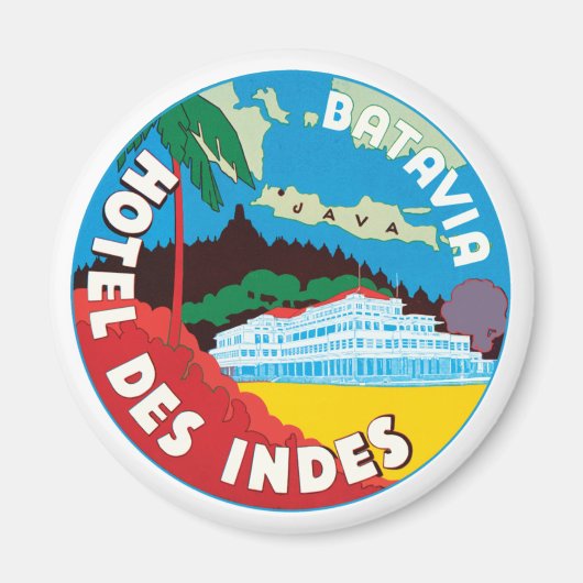 BataviaHotelJava Magneet (Voorkant)