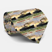 Batavier Line - Vintage Travel Stropdas (Opgerold)