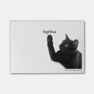 Batcat : 5 notes de post-it élevées