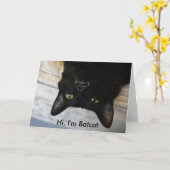 Batcat: Wenskaart Kaart (Gele Bloem)