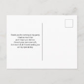 Batch of Red Juicy Strawberries Hartelijk dank Briefkaart (Achterkant)