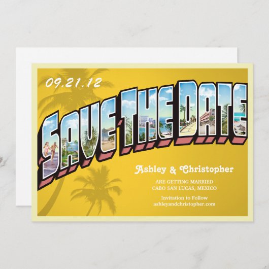 batchbestemming slaat het Briefkaart Datum op (Voorkant / Achterkant)