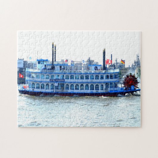 Bateau à aubes Mississippi. Puzzle (Horizontal)